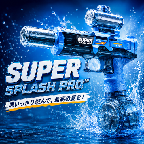 Super Splash Pro™｜充電式LEDウォーターブラスター