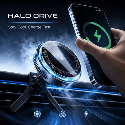 Halo Drive™  冷却ファン搭載 Qi2.2 車載充電器