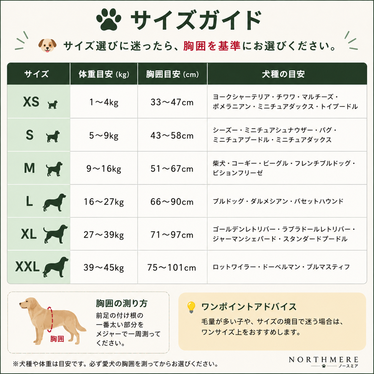 NORTHMERE Kizuna™ ハーネス｜この子だけの、一着。