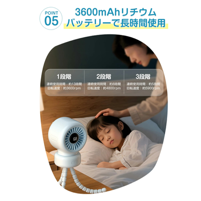 CoolGrip™ ベビーカー冷却ファン